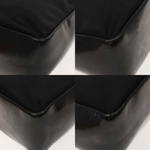 GUCCI Bamboo Hand Bag Nylon Black Silver 000 2014 000 2014 - Picture 10 of 12